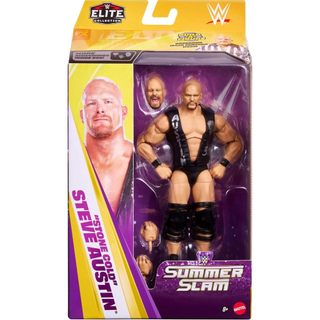 ☆阿Su倉庫☆WWE摔角 Stone Cold SummerSlam Elite SCSA傳奇巨星精華版人偶附頭雕和偶衣