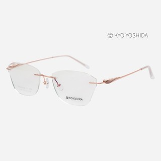 Kyo Yoshida Z103 吉田京眼鏡｜職人復古經典款純鈦無框眼鏡 女生品牌眼鏡框【幸子眼鏡】