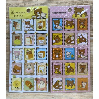 【拉拉熊 RILAKKUMA】郵票燙金貼紙 裝飾貼紙 燙金貼紙 造型貼紙