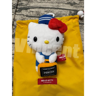 全新 現貨 YOSHIDA & Co. PORTER / HELLO KITTY SOFT TOY 吊飾