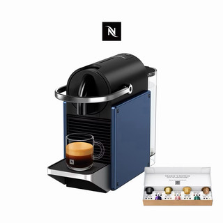 【Nespresso】膠囊咖啡機 Pixie 深藍D62