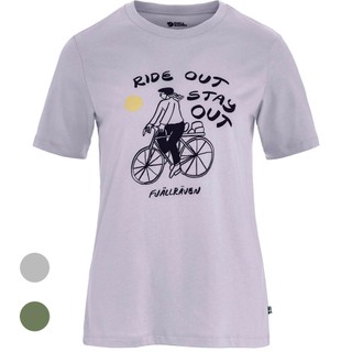 Fjallraven 瑞典 北極狐 女 有機棉T恤 Hoja Ivag T shirt 14600279 綠野山房
