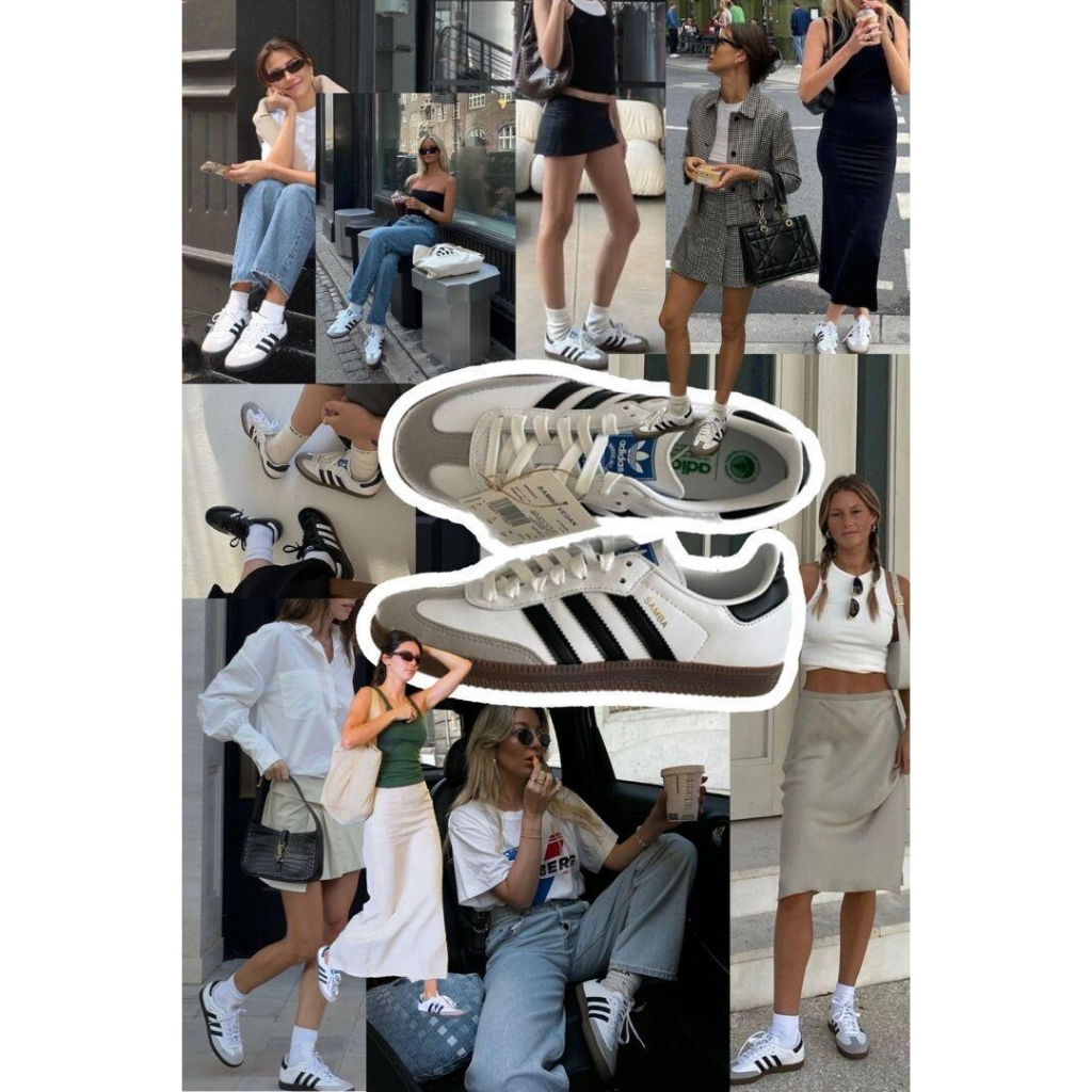 【哈哈叔】adidas Samba OG 愛迪達德訓 黑白經典德訓鞋 運動休閒情侶男女鞋 B75807