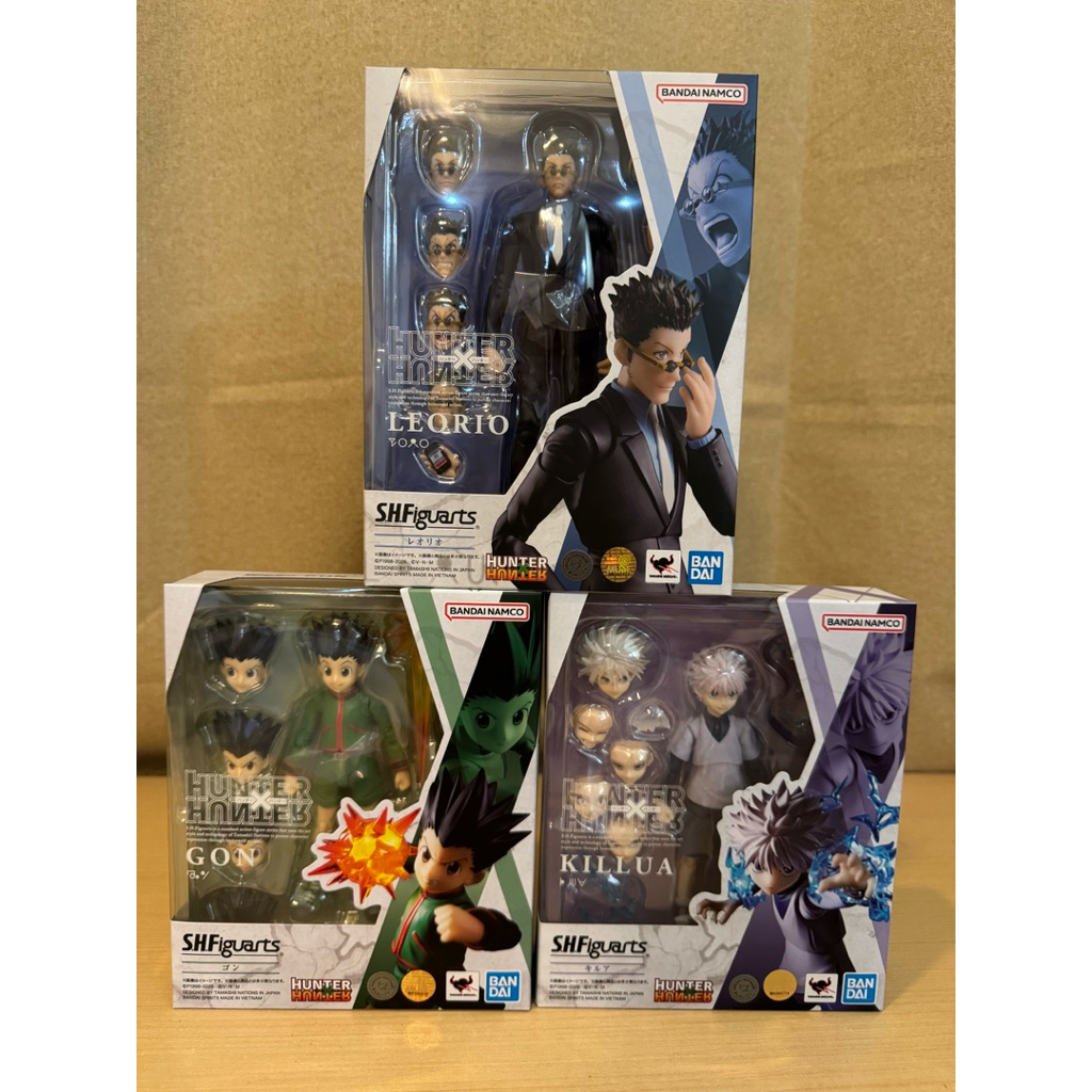 全新現貨 代理 S.H.Figuarts S.H.F SHF 獵人 小傑 奇犽 揍敵客 雷歐力 再版 模型 公仔
