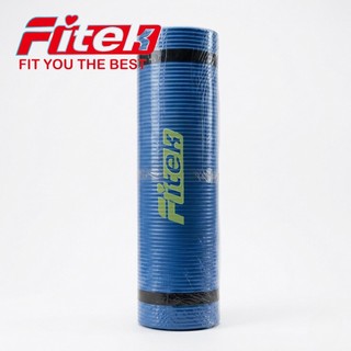【Fitek】加厚NBR瑜珈墊 10mm厚含可背式束帶 MAT02 加長規格 長182公分
