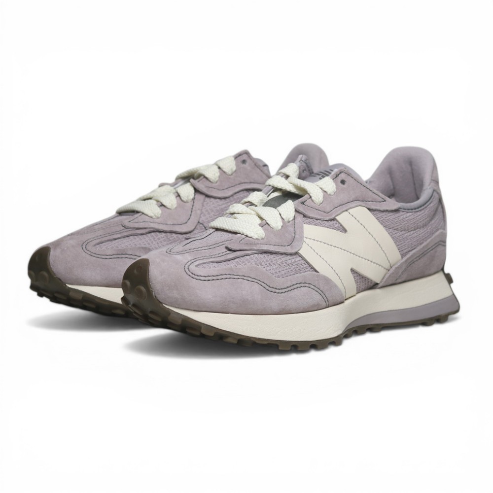 NEW BALANCE 休閒鞋 NB 327 米杏紫 麂皮 復古 男女 U327W88S