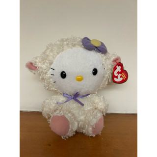 Ty Beanie Babies × Sanrio Hello Kitty 的羊裝 Hello Kitty二手標籤完整