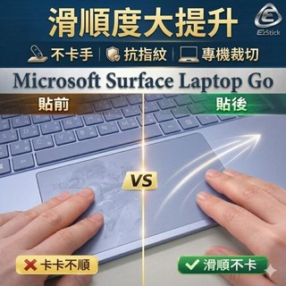 【Ezstick】Microsoft Surface Laptop Go TOUCH PAD 觸控板 保護貼