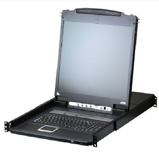 (先詢問庫存) ATEN CL5708IM 8埠17吋PS/2-USB VGA LCD KVM over IP切換器