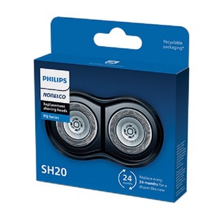 【PHILIPS 飛利浦】SH20 電動刮鬍刀專用刀頭｜適用PQ888及YQ660｜盒裝公司貨