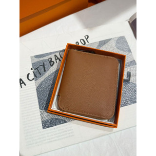 正品 愛馬仕 Hermes silk in compact 絲巾短夾