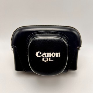 【稀缺收藏】Canon QL 原廠全皮套＋背帶｜Made in Japan｜QL17 QL19 第一代通用
