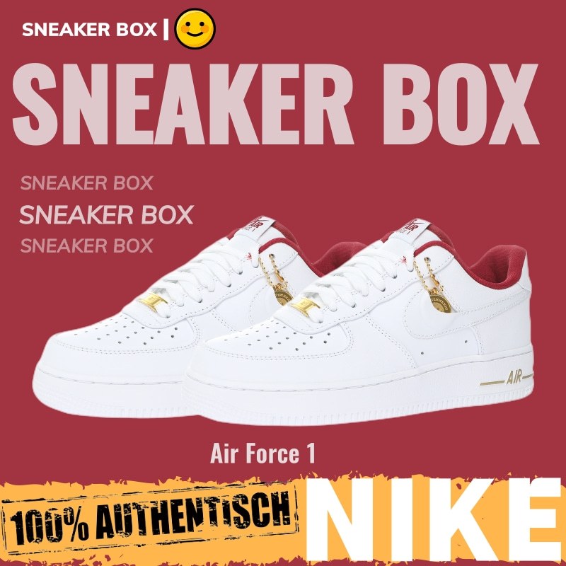 【U+】Nike 鞋 Air Force 1’07 Low "白酒紅金幣" 40周年 空軍一號 休閒運動鞋 板鞋 男女鞋