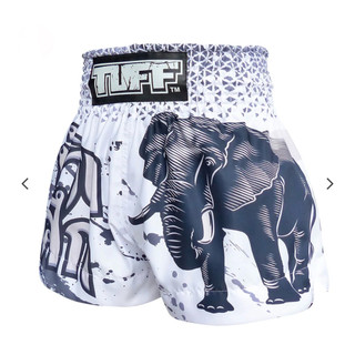 TUFF 泰國製造 大象圖騰泰拳褲 拳擊褲 Muay Thai Shorts Boxing Trunks