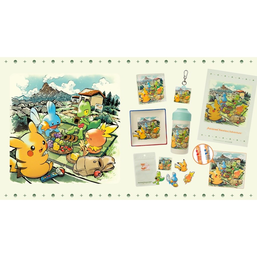 【部分現貨】日本寶可夢中心🇯🇵30週年紀念 Timeless Adventure 皮卡丘 火稚雞 木守宮 水躍魚 御三家