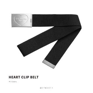 ☆ETW☆【台中店】CARHARTT WIP Heart Clip Belt 卡哈 皮帶 腰帶 愛心 配件
