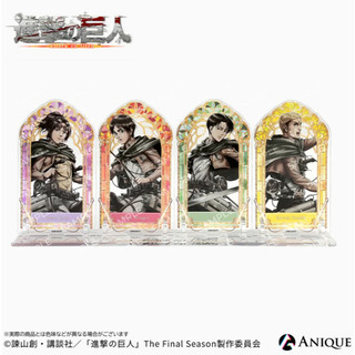 現貨//進擊的巨人//Anique // 騎馬 // 兵長 裡維 艾連 團長 韓吉 //壓克力立牌 立牌組