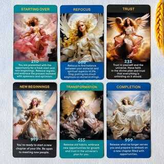 【靈感空間】✓獨家選物🌹天使數字神諭卡Angel Numbers Oracle Cards
