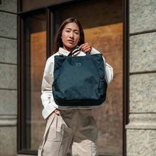 【INUK】環保調色盤 探索側背包 | Eco Primary Heather 黑色 | 26L