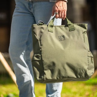 【INUK】環保調色盤 探索側背包 | Eco Primary Heather 松茶綠 | 26L