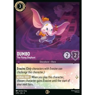 【塔普卡】Dumbo 特典卡 1/P3 EN 9 Disney Lorcana 閃卡 PR 迪士尼 小飛象