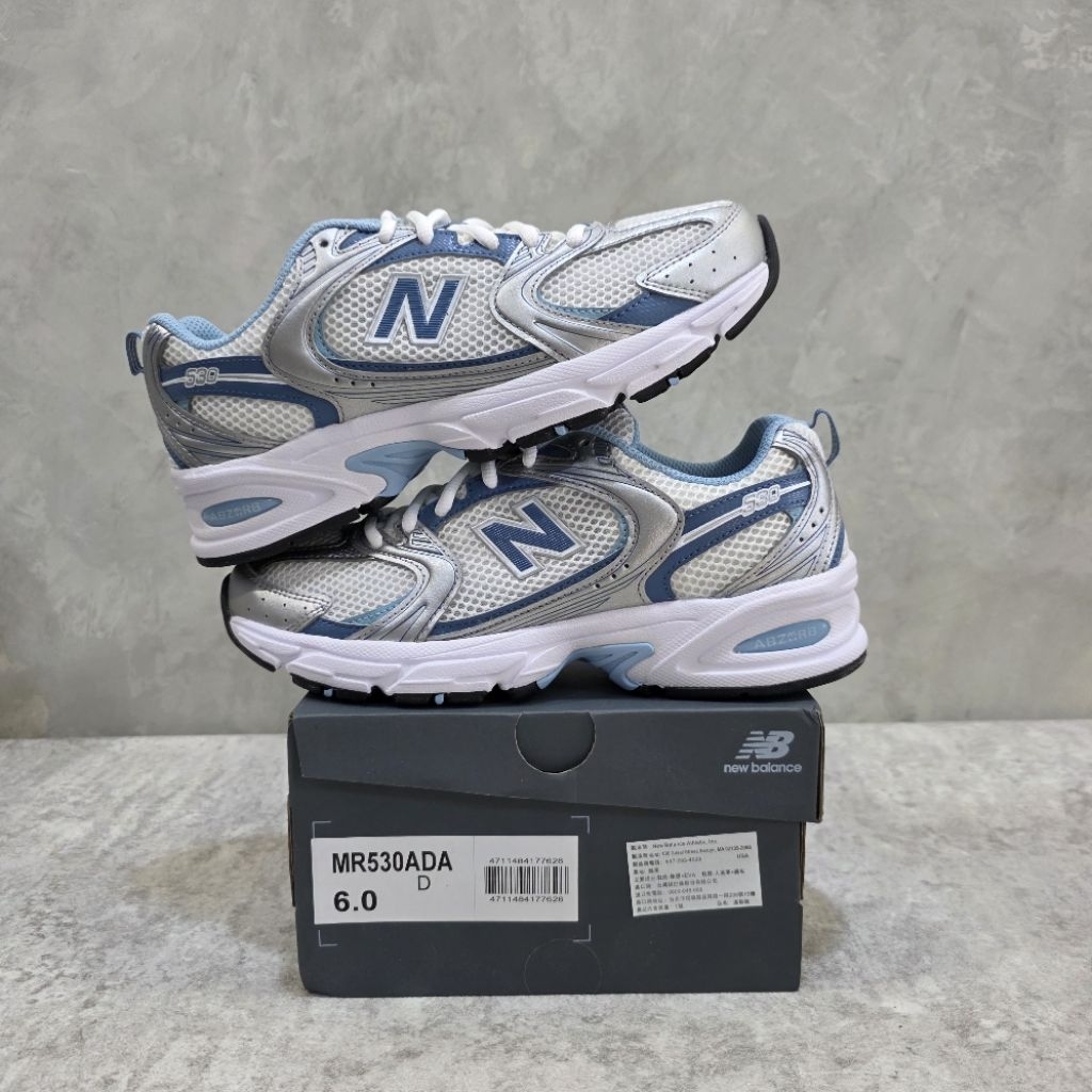 [全新] US6 New Balance 530 白銀藍 MR530DA