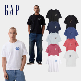 【Gap】男女裝 重磅 Gap Logo 短袖T恤 多款規格任選 (895176&895178)