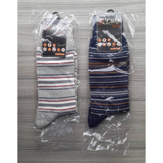 （全新/多件優惠）ABC Socks 條紋休閒男襪