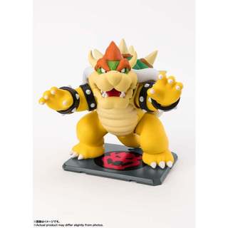 萬代 S.H.F SHF SUPER MARIO 超級瑪利歐 庫巴 可動完成品 豬帽子模型玩具
