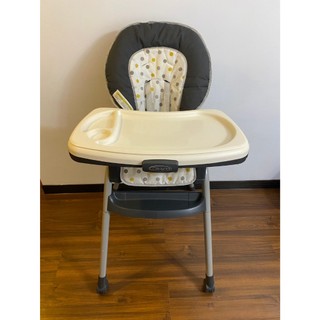 降價售出【NG】二手 兒童 GRACO 餐椅【髒污】復古點 #2054369 6 in 1 成長型多用途餐椅