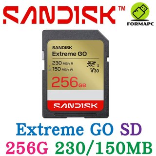 SanDisk Extreme GO SDXC SD 256G 256GB 230MB 4K U3 V30 高速記憶卡