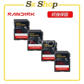 SanDisk Extreme Pro SDHC SDXC UHS-I(V30) 32G/64G/128G/256G