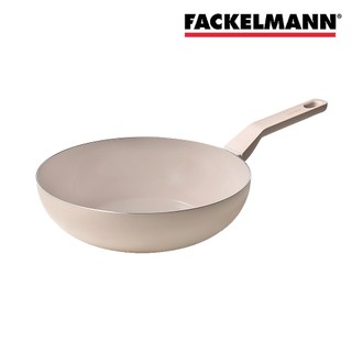 德國Fackelmann 暖廚時光系列陶瓷不沾28CM深炒鍋(適用電磁爐)