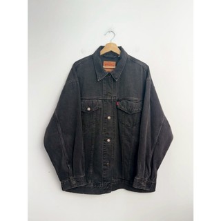 【WUSO】LEVI'S DENIM JACKET BLACK SIZE L