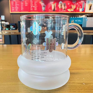 星巴克杯子/簡約日本甜甜圈雪花耐熱玻璃案頭馬克水杯/清倉特價優惠