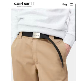 Carhartt wip Clip Belt Chrome 腰帶 素面潮流 正品代購四色 皮帶