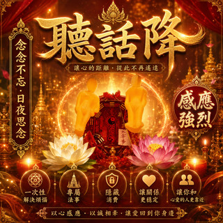 【最強聽話降】泰國情降 乖乖聽話 聽話順從 感情挽回 強制鎖心 夫妻感情升溫 讓你和你愛的人永遠幸福的在一起~