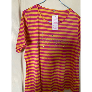女 圓領 t shirt 條紋線條 亮片圖案