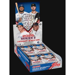 花鹿王公仔屋/2026 Topps Series 2 Baseball - Hobby Box保一簽或一物