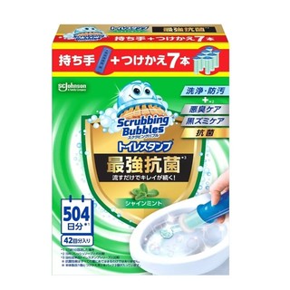 【現貨】日本 Scrubbing Bubbles 最強抗菌馬桶凝膠｜本體＋補充7入