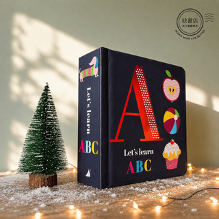 現貨塑封🍀英文啟蒙字母書🍀Let's Learn ABC 燙金+藝術欣賞 美學 色彩鮮艷🍀缺書店