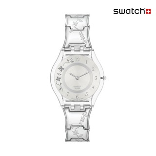 Swatch CLIMBER FLOWERY 超薄手錶/瑞士製造 SS08K100G (34mm)【官方旗艦店】