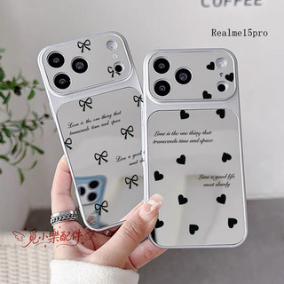 鏡面殼滿屏蝴蝶結手機殼 適用Realme 15T 15 pro 11 9 pro + 8 7 5 GT8 GT7 pro