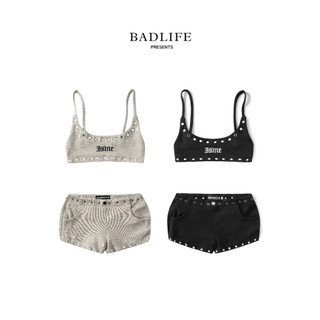 BADLIFE - ISME PRIVATE CLUB MIRA 羅紋套裝 修身辣妹風兩件組