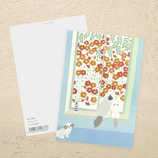 TRIANGLE x 平井美茂 Mimo Hirai 夏日窗景系列 插畫明信片 - 凌霄花 ( WG-0683 )