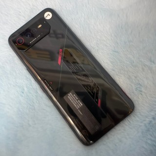 【螢幕瑕疵/便宜入手】ASUS ROG Phone 6 16+512GB 黑色 6.78吋 華碩 二手機 D1226