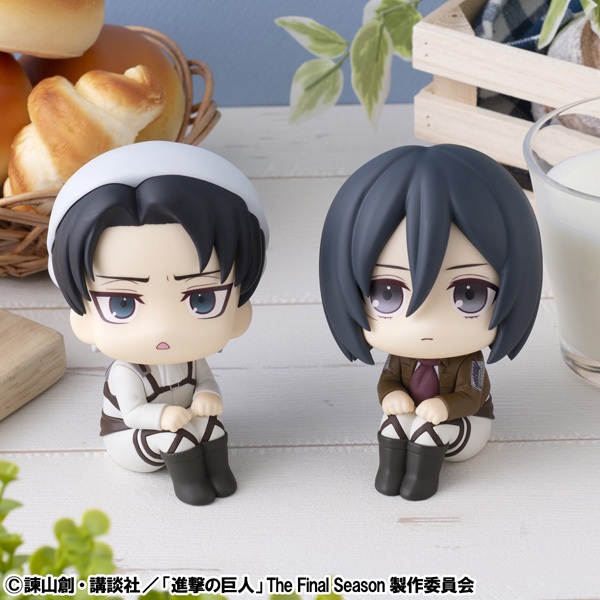 【ARRILOE TOYS】8預購 正版代理 MH LOOK UP 進擊的巨人 里維 清潔中 米卡莎阿卡曼 一般款