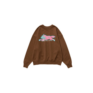 ICECREAM X WODEN RUNNING DOG SWEATSHIRT 長袖大學T 咖啡
