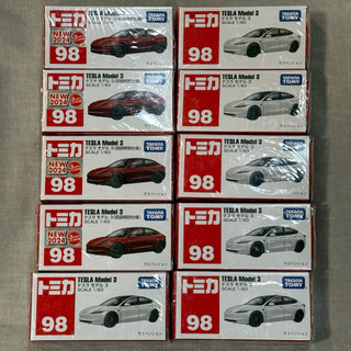 現貨Takara Tomy 多美 TOMICA No.98 特斯拉 Tesla Model 3 煥新版 迷你車 玩具