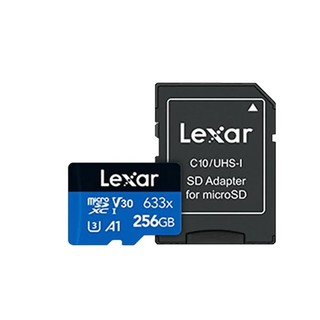 Lexar 雷克沙 633x microSDXC UHS-I A1 U3 256G 記憶卡